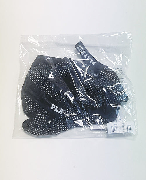 Playboy Disco Fever Rhinestone & Spandex Teddy - Black 1X