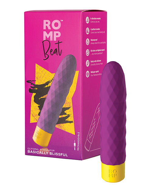 ROMP Bullet Vibrator Compact Waterproof Design for External Clitoral Stimulation
