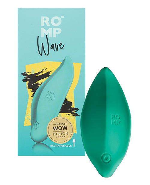 ROMP Stimulators Lay-On Vibrator Mint Silicone Waterproof Discreet Design for Deep Clitoral Stimulation