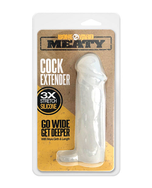 Boneyard Penis Extender 3X Stretch Realistic Silicone Design for Comfortable Enhancement