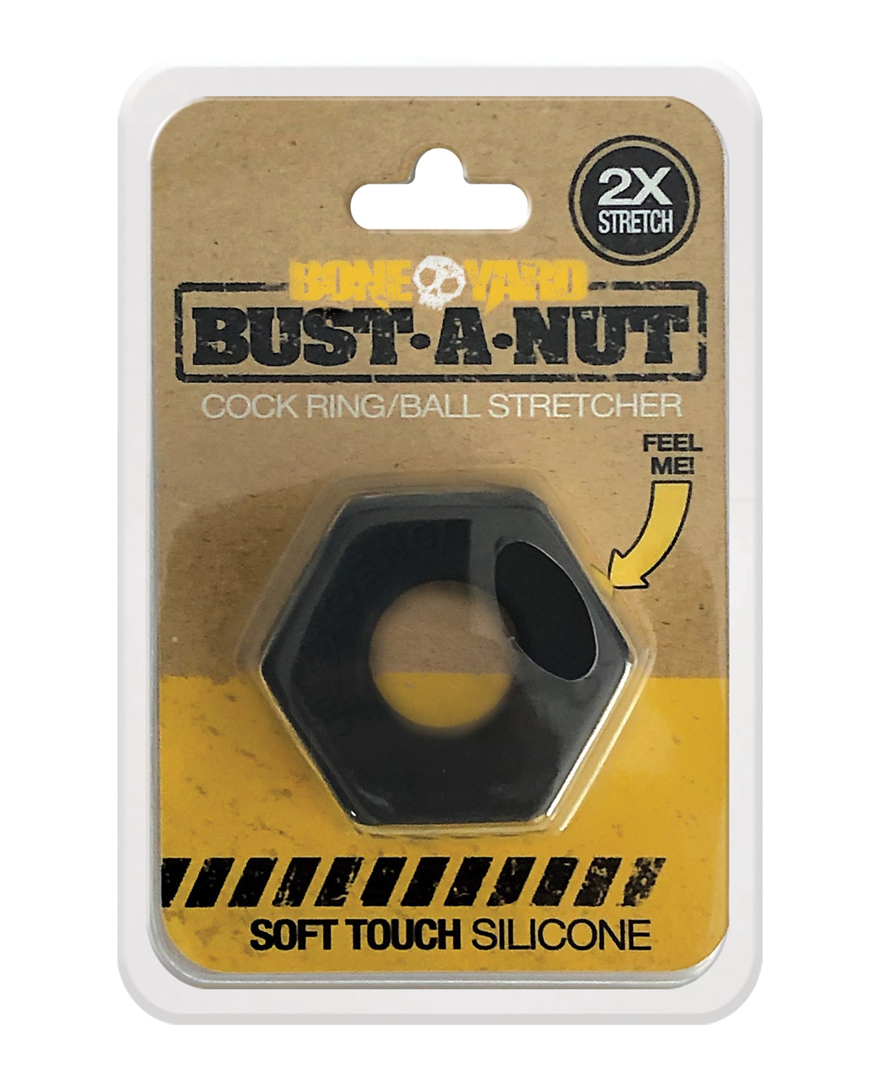 Boneyard Bust a Nut Cock Ring - Black