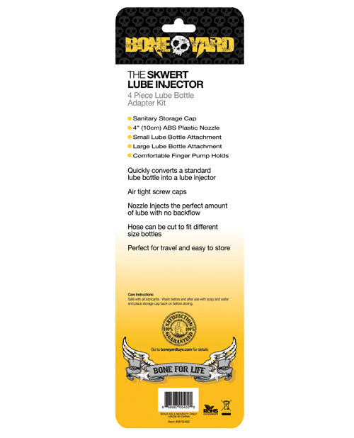 Boneyard Skwert Lube Injector with Universal Bottle Fit