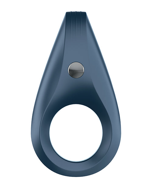 Satisfyer Rocket Ring Vibrating Cock Ring with 10 Speeds - Dark Blue