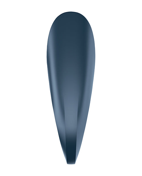 Satisfyer Rocket Ring Vibrating Cock Ring with 10 Speeds - Dark Blue