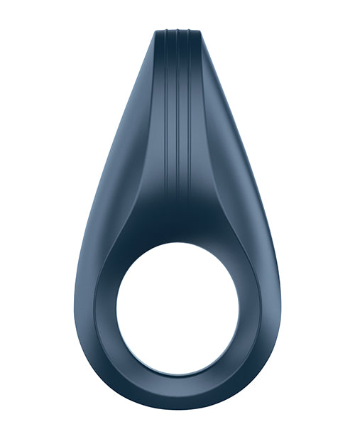 Satisfyer Rocket Ring Vibrating Cock Ring with 10 Speeds - Dark Blue