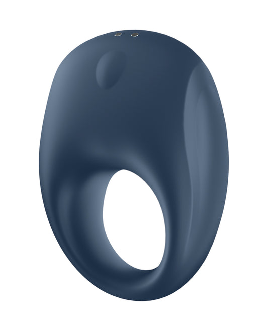 Satisfyer Penis Enhancement Silicone Bluetooth App-Controlled Vibrating Ring for Endurance and Mutual Stimulation