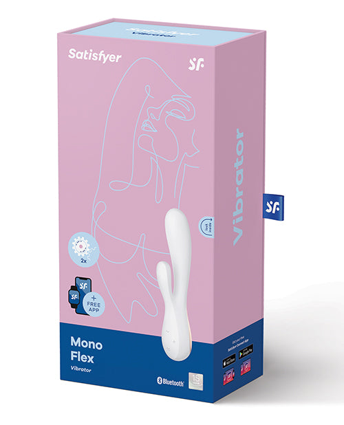 Satisfyer Mono Flex Dual Motor App-Controlled Rabbit Vibrator – White