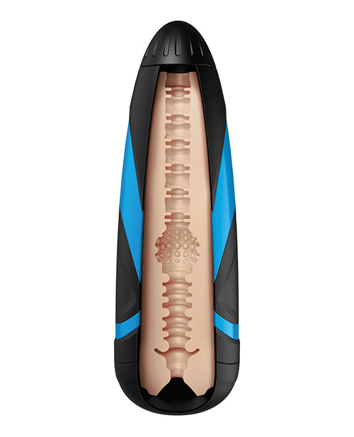 Satisfyer Tri Delights Sleeve Multi-Textured Masturbator with Firm Ribbing and Soft Nubs for Intense Solo Sensation