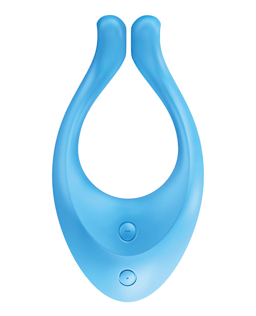 Satisfyer Multi Vibrator Blue U-shape Three Motors Versatile Stimulation for Couples and Solo Play