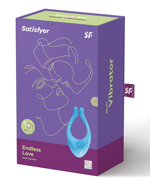 Satisfyer Endless Love Multi Vibrator in Flexible U-Shape - Blue