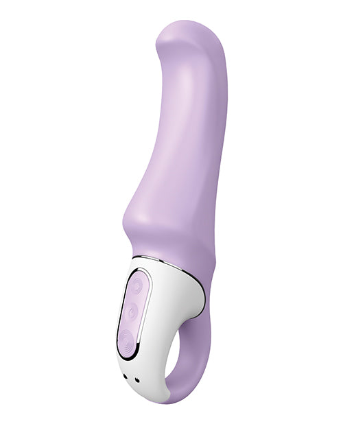 Satisfyer Vibrator Violet Silicone with Looped Handle and 12 Vibration Modes for Targeted Stimulation