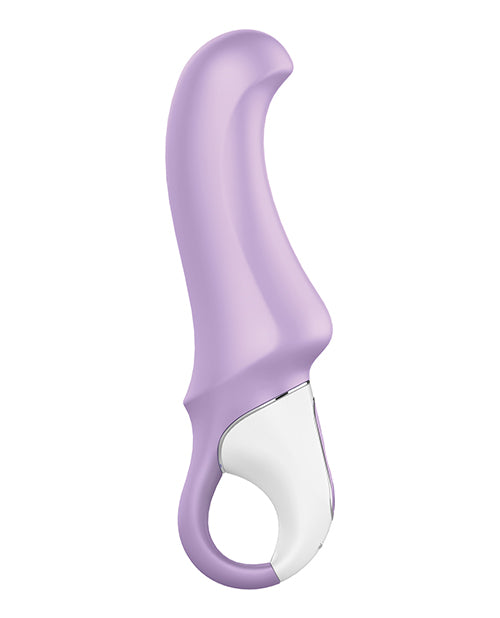 Satisfyer Vibes Charming Smile Violet Silicone Vibrator with Loop Handle