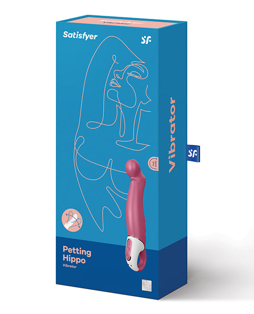 Satisfyer Vibes Petting Hippo Vibrator with Flexible Waterproof Design