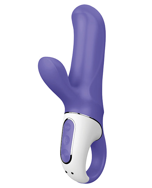 Satisfyer Vibrator Silky Silicone Dual Stimulation Waterproof Rechargeable for G-spot and Clitoral Pleasure