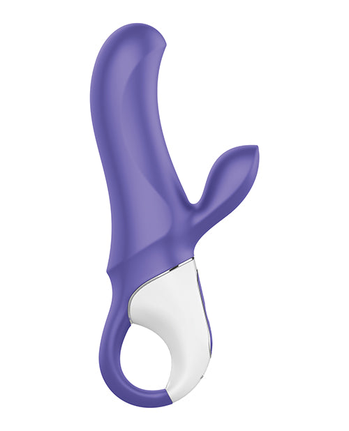 Satisfyer Vibes Magic Bunny Blue Silicone Dual Vibrator