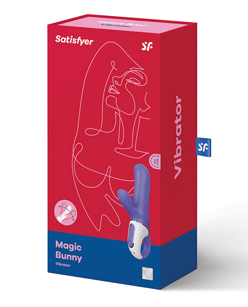 Satisfyer Vibes Magic Bunny Blue Silicone Dual Vibrator