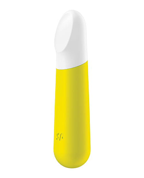 Satisfyer Stimulator Ultra Power Bullet 4 Yellow Waterproof Silicone Rechargeable Vibrator for Clitoral Stimulation
