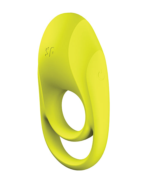Satisfyer Penis Enhancement Vibrating Cock and Ball Ring with Clitoral Stimulator and Waterproof Design for Couples’ Intimate Play