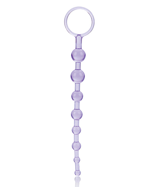 First Time Love Beads - Flexible Anal Beads with EZ Retrieval Ring