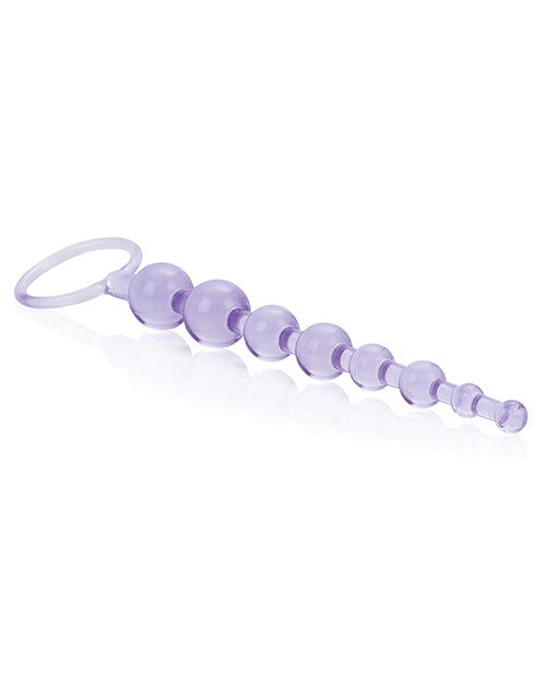 First Time Love Beads - Flexible Anal Beads with EZ Retrieval Ring