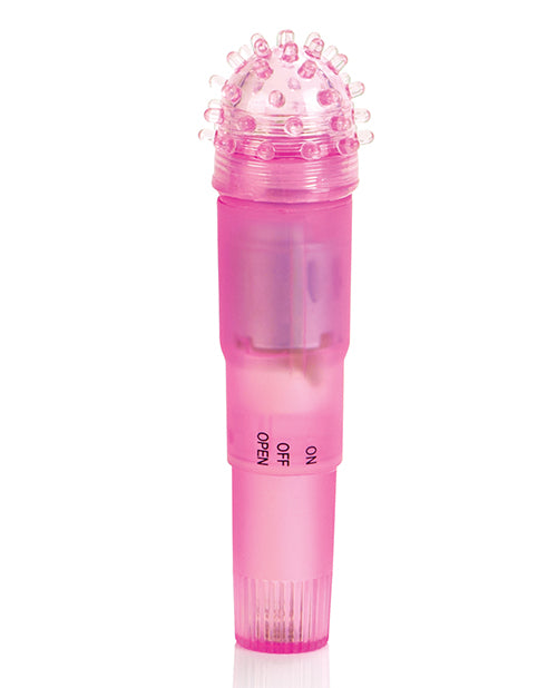 First Time Pink Travel Vibrator Kit with 3 Interchangeable Tips