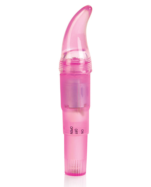 First Time Pink Travel Vibrator Kit with 3 Interchangeable Tips
