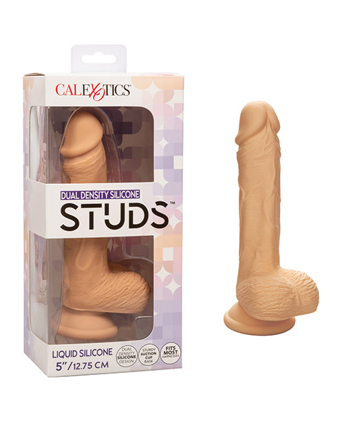 Dual Density Silicone Dildo Realistic Flexible Shaft Suction Cup Base for Lifelike Sensation and Hands-Free Use