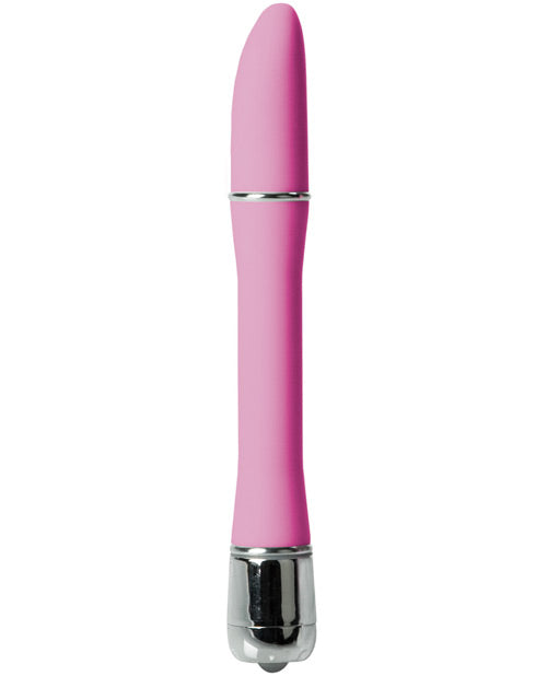 Lulu Satin Touch Pink Vibrator with Velvet-Cote and Pinpoint Tip