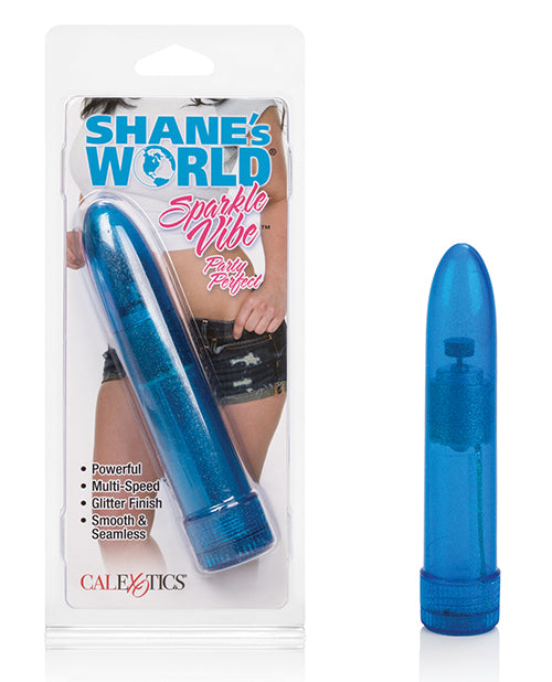 Shane's World Vibrator Glitter Multi-Speed Compact Design for Discreet Intense Pleasure