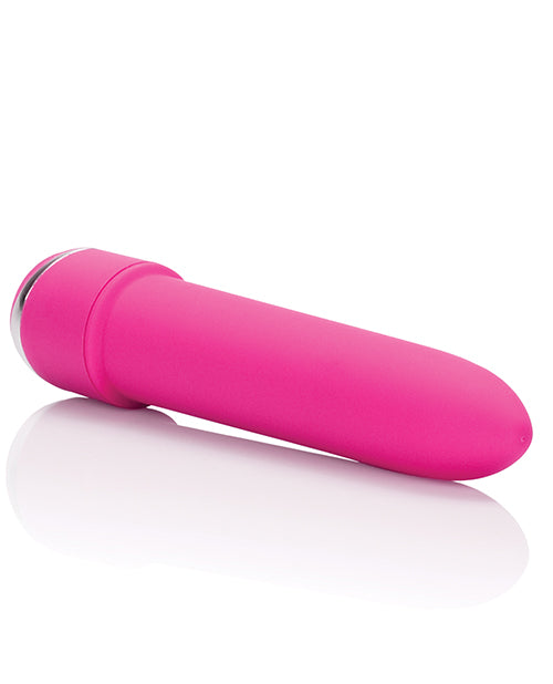Classic Chic 7-Function Pink Mini Vibrator with Velvety Finish