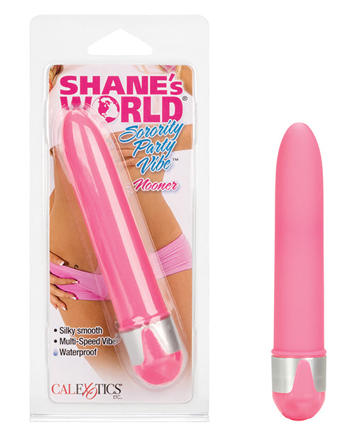 Shane's World Vibrator Velvet Touch Pink Compact Size Waterproof Design for Discreet Personal Use