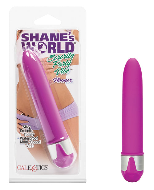 Shane's World Mini Vibrator Velvet Coating Multi-Speed Waterproof for Discreet Portable Stimulation