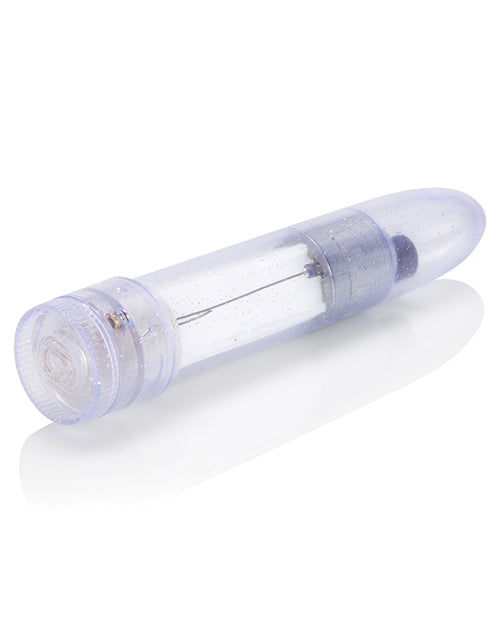 4.5" Mini Pearlessence Vibrator in Tahoe White with Multi-Speed Settings