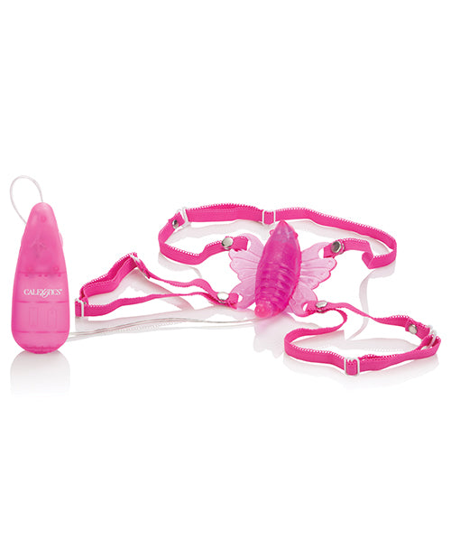 Venus Butterfly Pink Hands-Free Clitoral Stimulator with Multi-Speed Vibration
