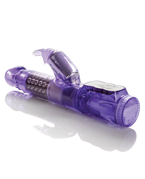 Waterproof Jack Rabbit Vibrator with Floating Beads and Bunny Teaser