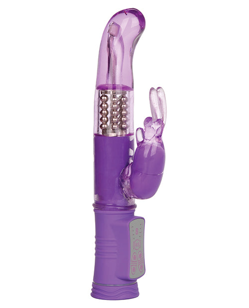 Shane's World Jack Rabbit G Vibrator with Rotating Beads – Purple