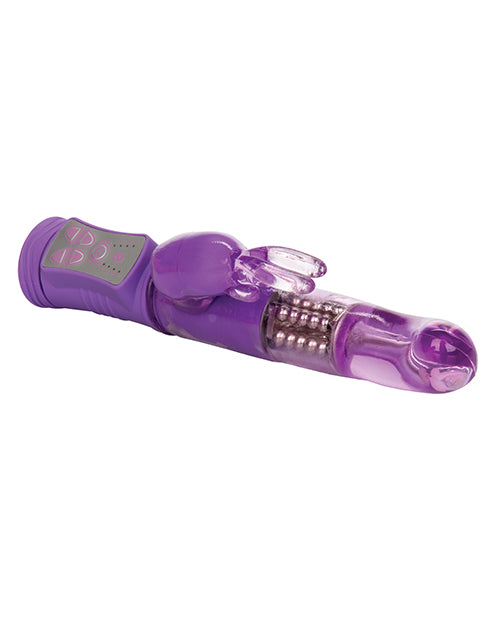 Shane's World Jack Rabbit G Vibrator with Rotating Beads – Purple