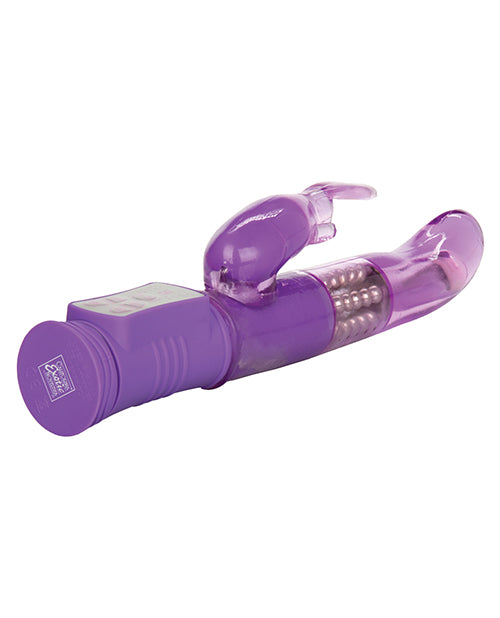 Shane's World Jack Rabbit G Vibrator with Rotating Beads – Purple