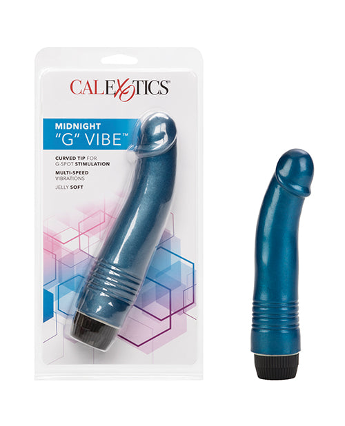 California Exotic Novelties Vibrator Curved G-Spot Tip Shimmering Jelly Material for Intense Pleasure