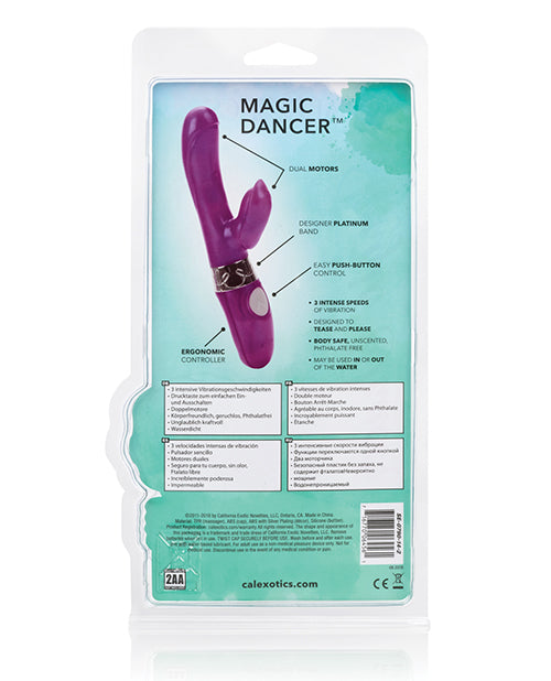 Magic Dancer Rabbit Vibrator with Dual Motors and Contoured Teaser