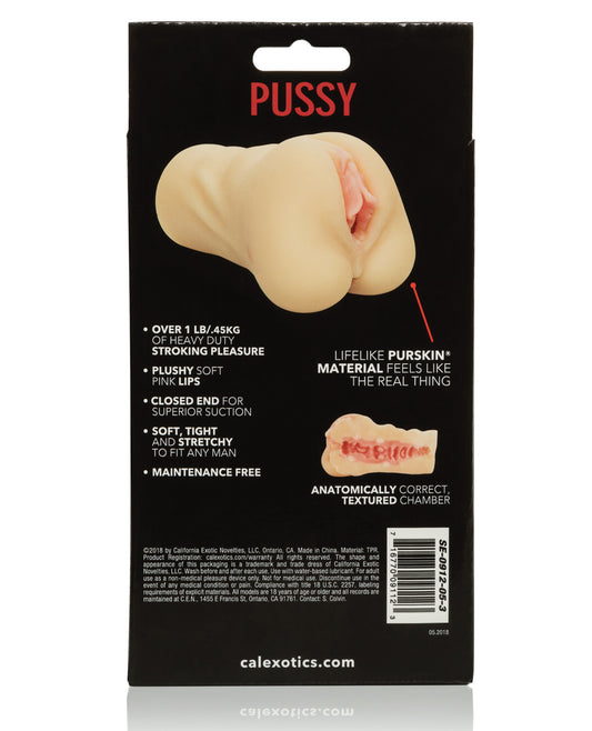 Stroke It Pussy Ivory Heavy-Duty Realistic Masturbator Sleeve