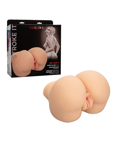 Stroke It Doll Masturbator Realistic BBL Booty Dual Textured Chambers for Lifelike Solo Play