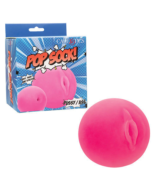 Pop Sock Dual-Entry Masturbator Pure Skin Material Realistic Feel for Male Stimulation and Versatile Pleasure