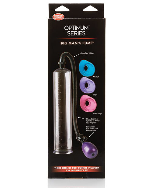 Optimum Series 12 Inch Penis Pump with 3 Sleeves for Larger Girth