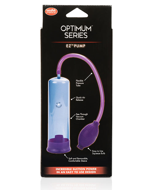 EZ Pump Blue Penis Enhancement Pump with Ultra-Soft Donut Sleeve