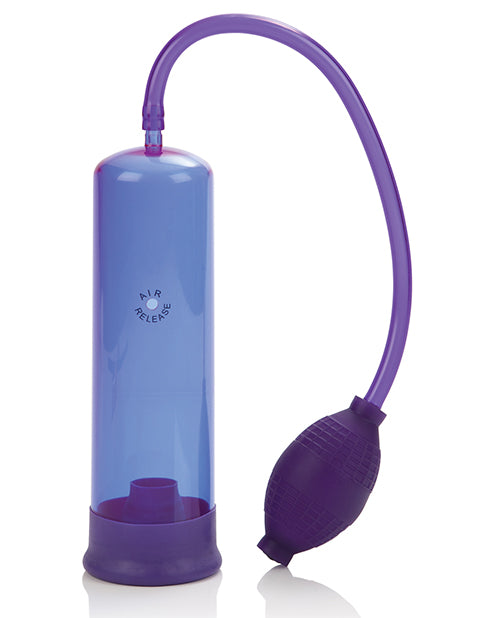 EZ Pump Blue Penis Enhancement Pump with Ultra-Soft Donut Sleeve