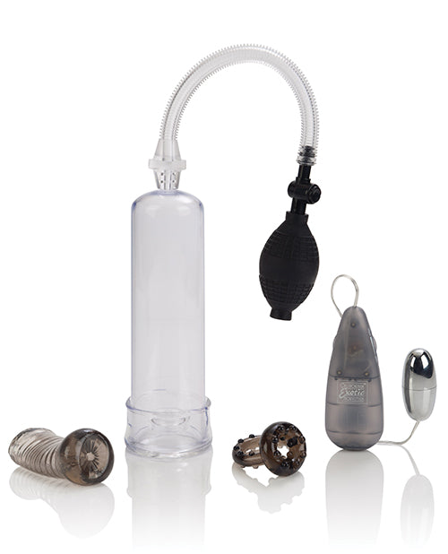 Optimum Series Sta-Hard Erector Set with Pump, Ring, Masturbator & Bullet