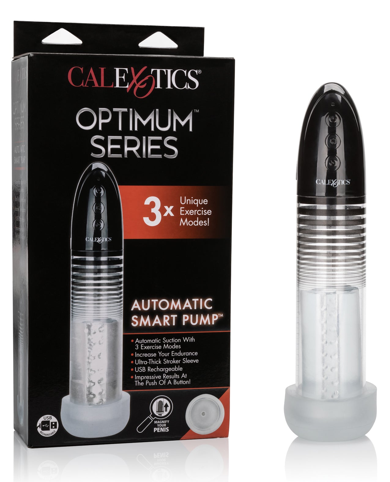Optimum Series Penis Enhancement Pump with Smart Suction and Measurement Marks for Stamina Improvement