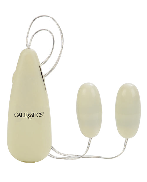 Glow-in-the-Dark Double Bullets Vibrating Stimulator with Multi-Speed Controls
