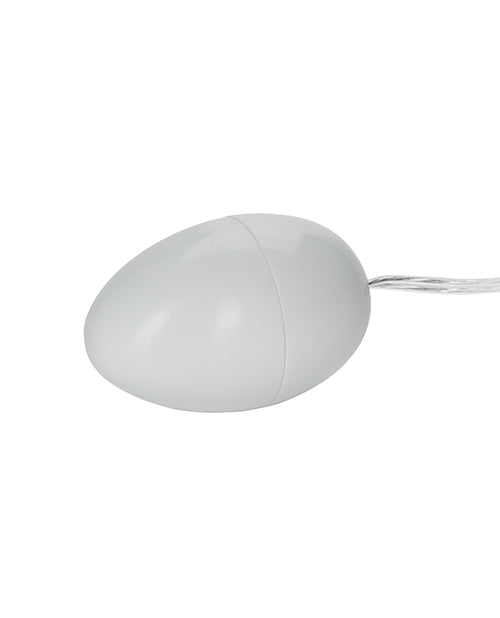 Pocket Exotics Ivory Vibrating Egg Stimulator for Multi-Speed Pleasure